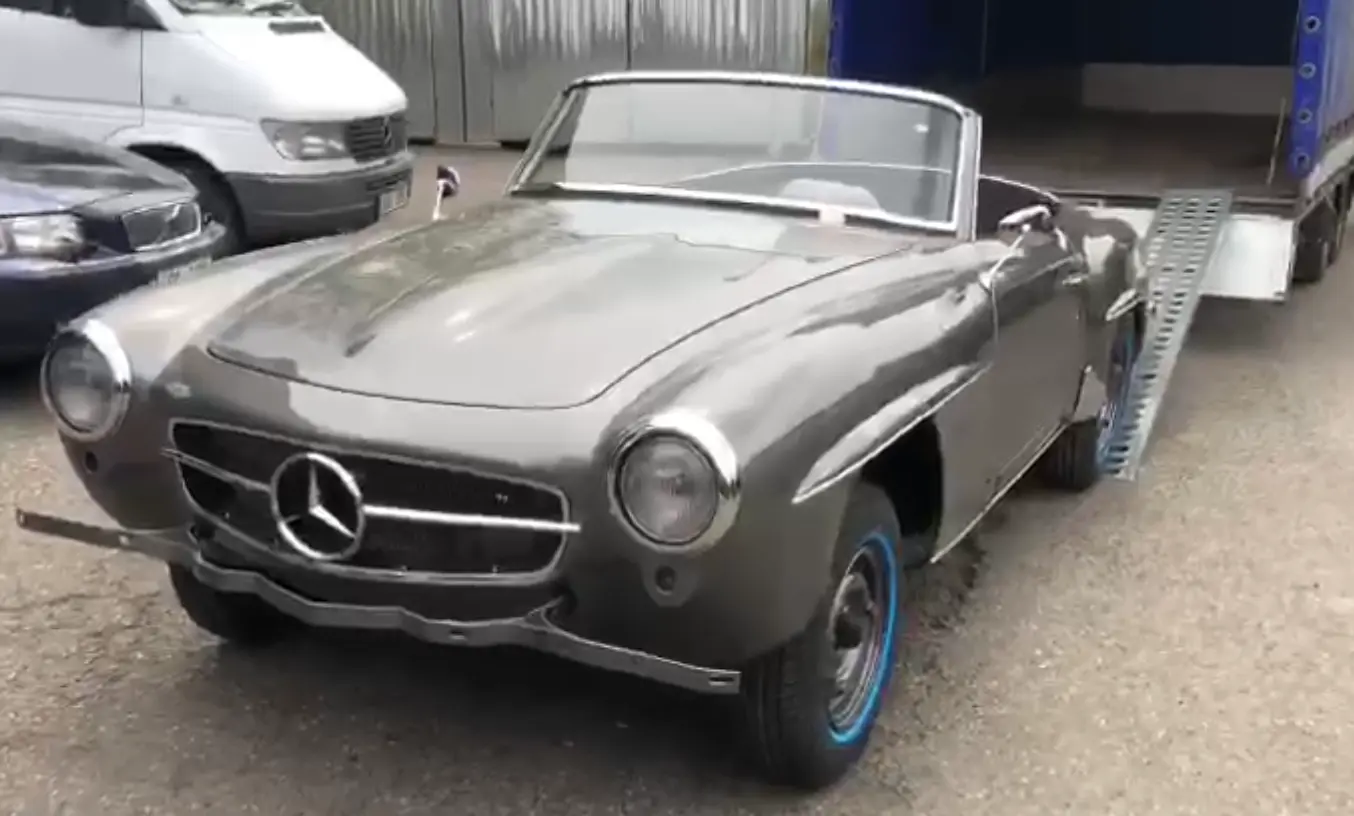 Mercedes 190SL 1960 Restaurierung nach der Restaurierung